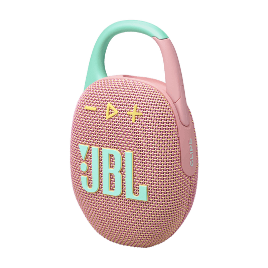 רמקול נייד JBL Clip 5 - ורוד