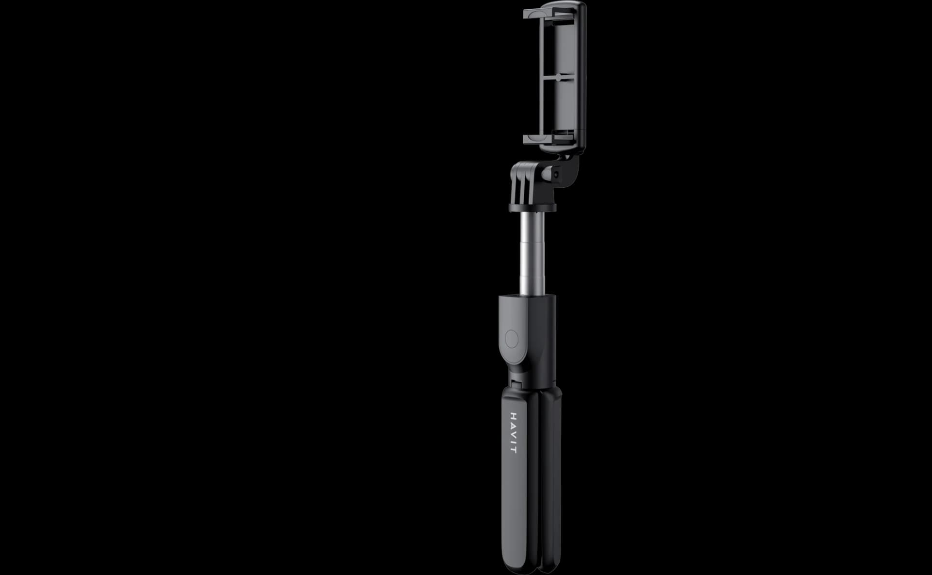 מוט סלפי לסמארטפון + שלט HAVIT ST7033 185-680mm