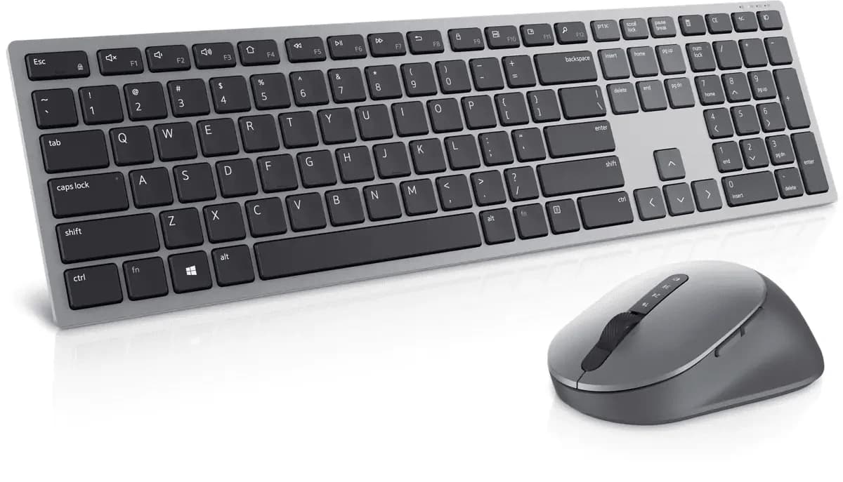 מקלדת ועכבר אלחוטי + בלוטוס Dell KM7321W דל - 3Y (יבואן רשמי)