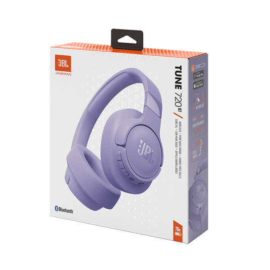 אוזניות אלחוטיות קשת JBL Tune 720BT סגול