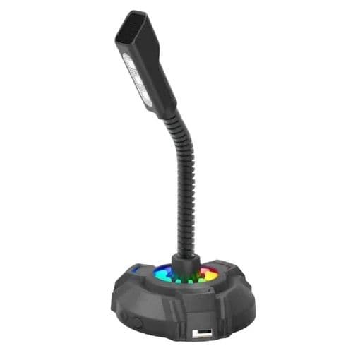 מיקרופון למחשב עם תאורת לד HP DHP 1100C USB+3.5mm