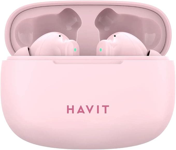 אוזניות אלחוטיות HAVIT TW967 TWS ורוד