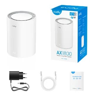 ראוטר מגדיל טווח CUDY M1800(1-Pack)-IL AX1800 Wi-Fi6 Mesh Solution