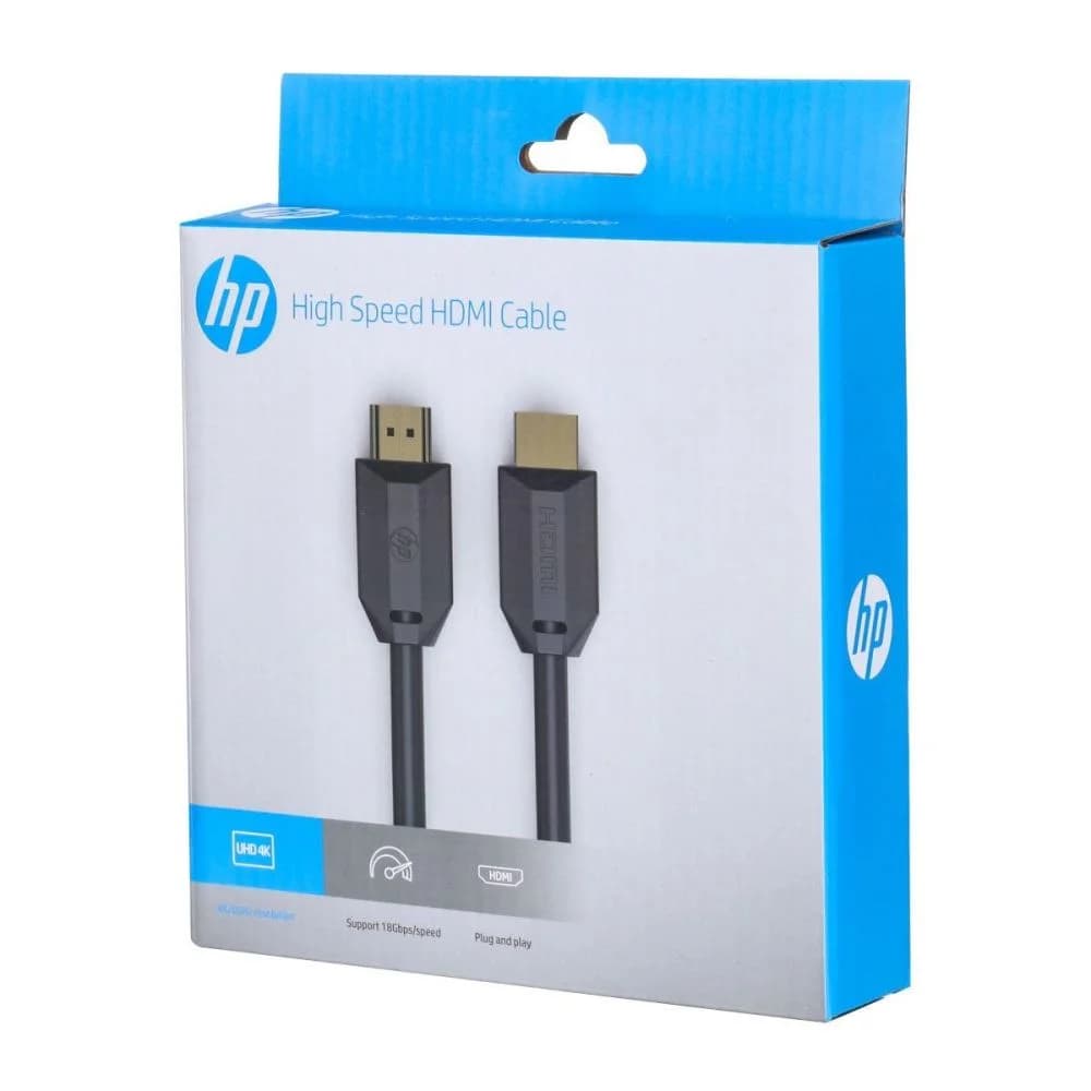 כבל HDMI איכותי תומך HP DHC-HD01-03M 4K 60Hz באורך 3 מטר