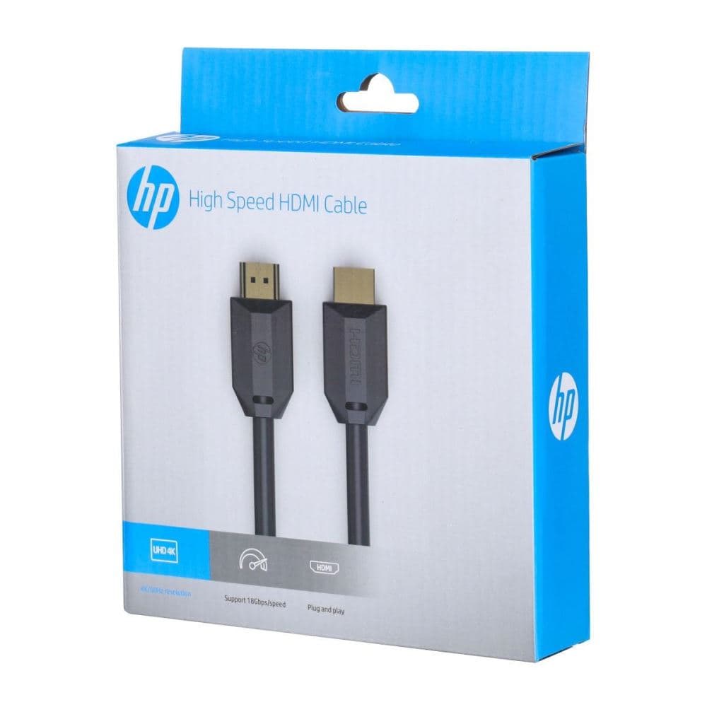 כבל HDMI איכותי תומך HP DHC-HD01-01M 4K 60Hz באורך 1 מטר