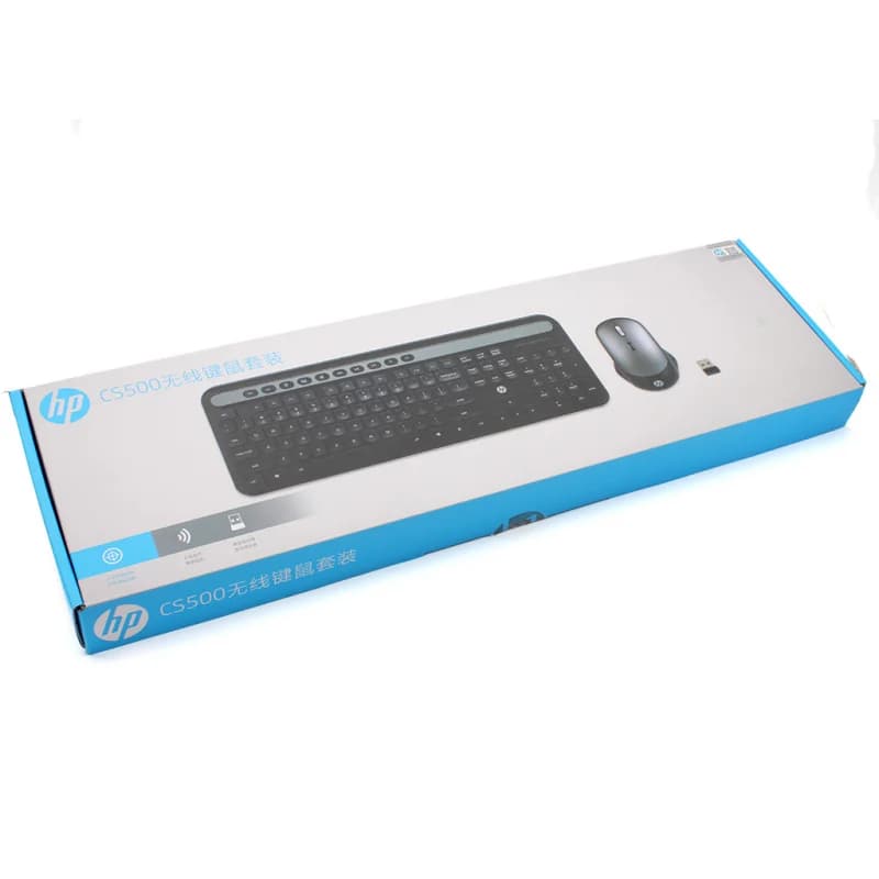 ‎סט מקלדת ועכבר אלחוטי HP CS500