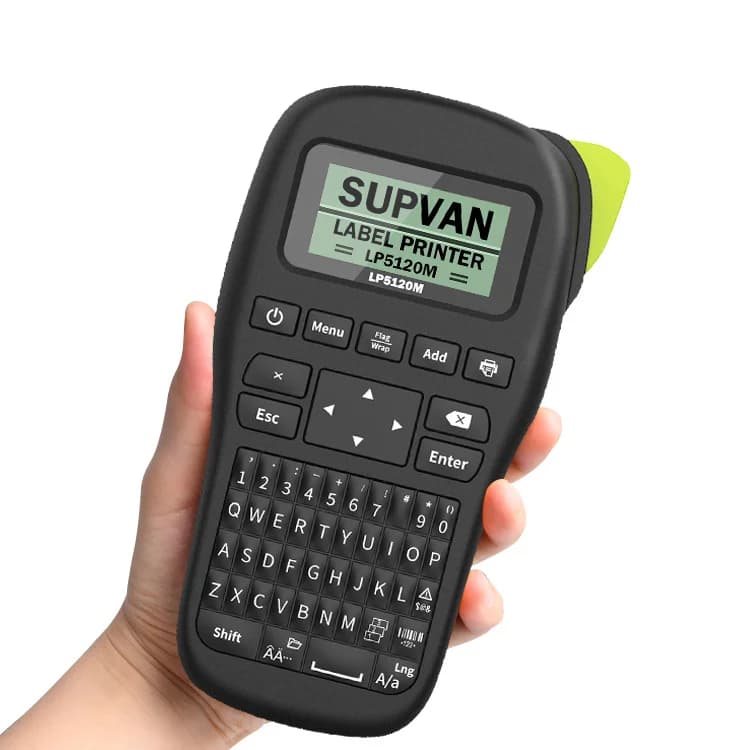 מדפסת מדבקות ניידת בעברית- SUPVAN LP5120M