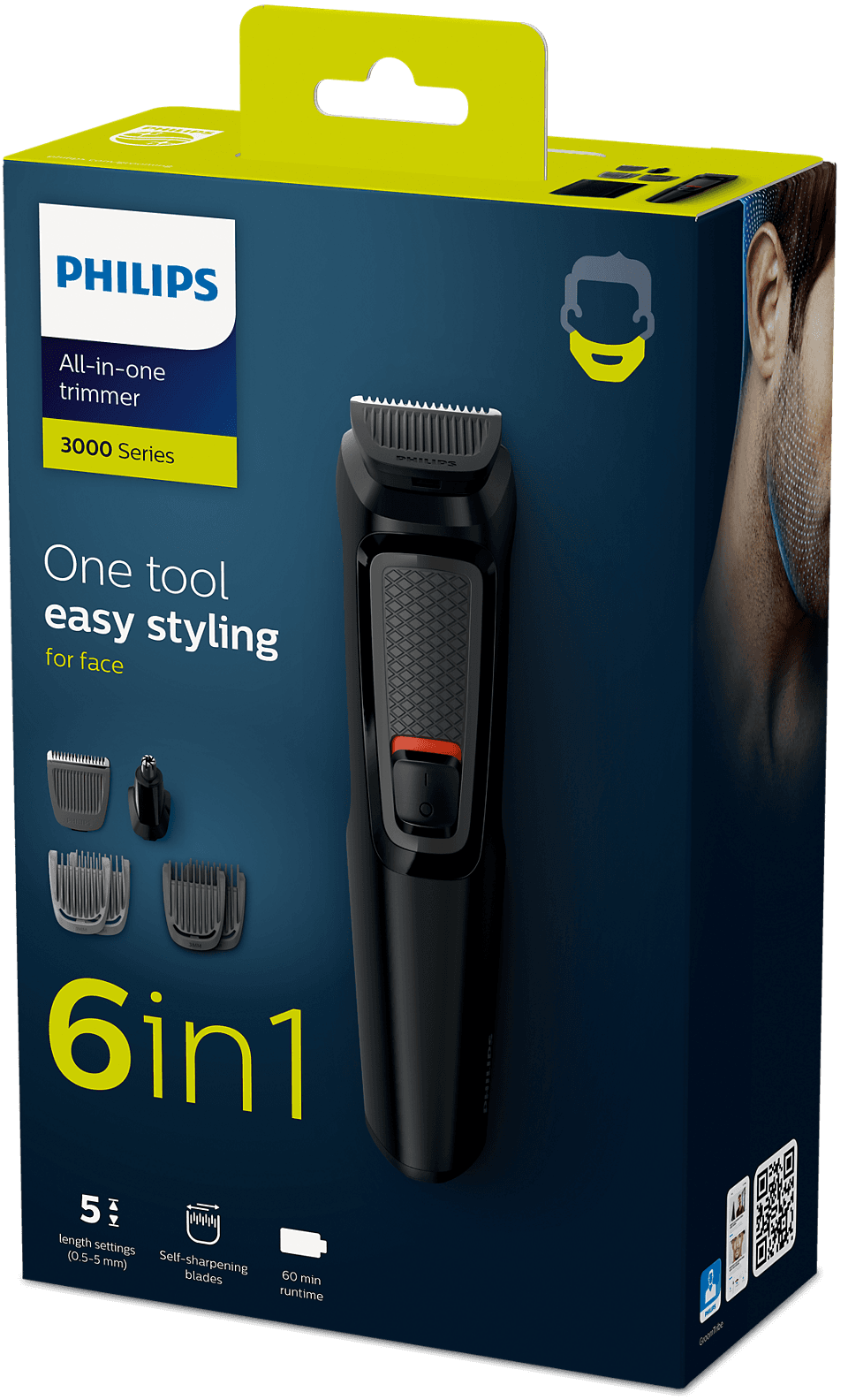 מכונת תספורת Philips MultiGroom Series MG3710 פיליפס
