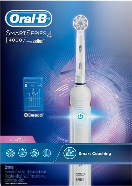 מברשת שיניים חשמלית נטענת Oral-B Smart4 4000N