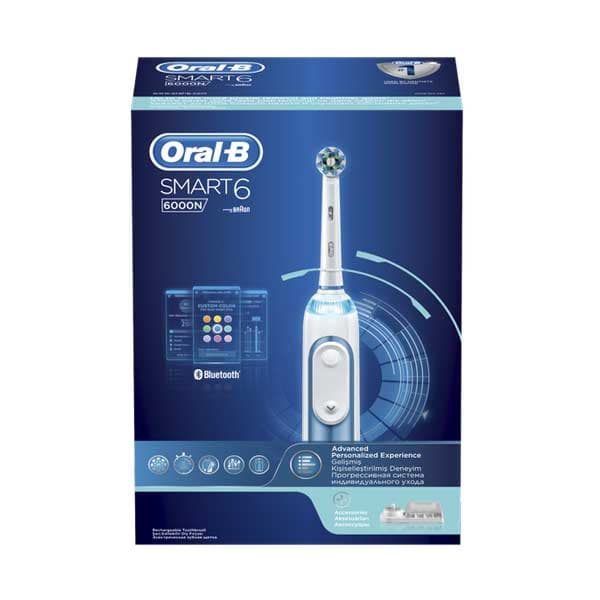 ‏מברשת שיניים חשמלית Oral-B Smart 6 6000N