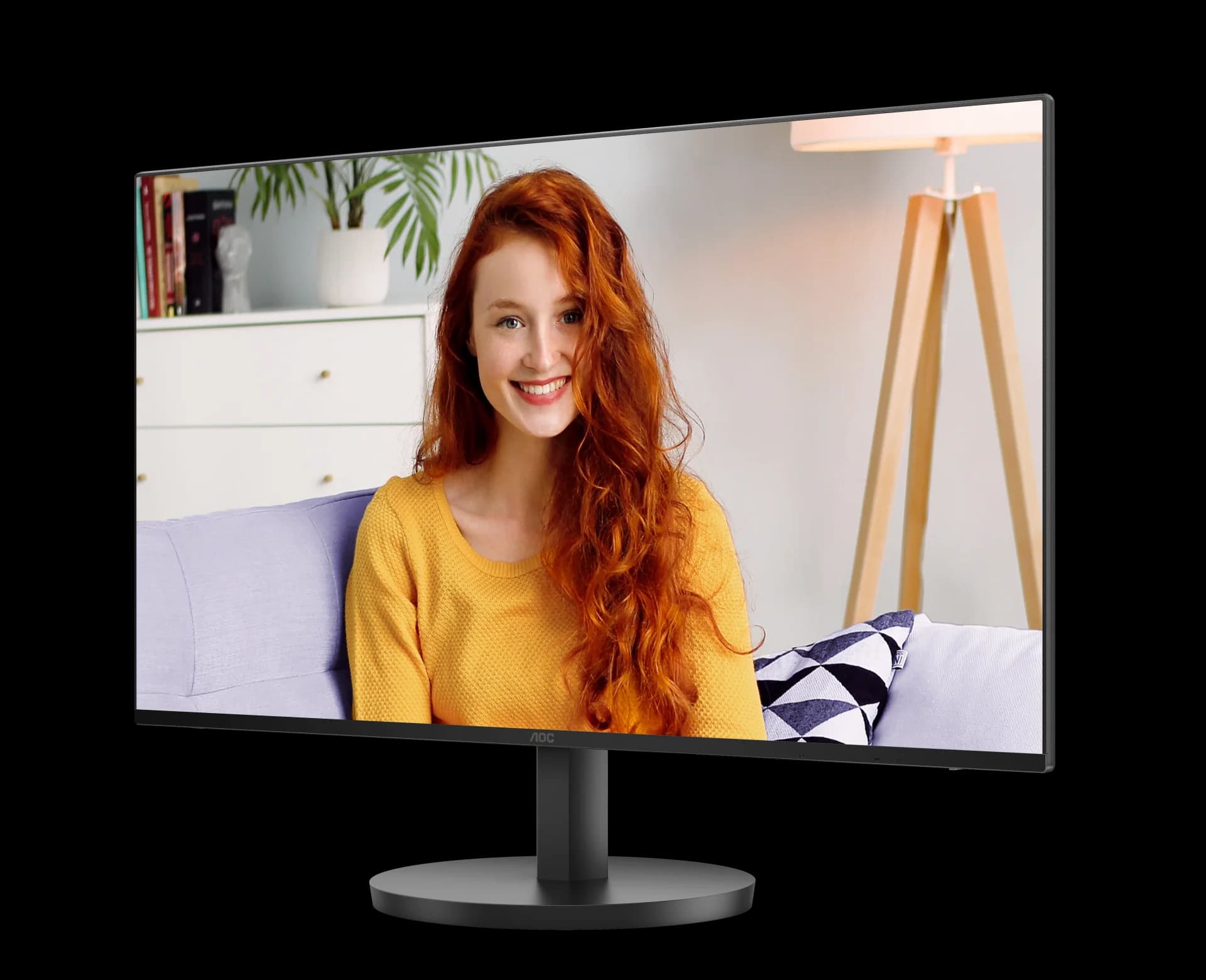 מסך מחשב AOC 24B3HA2 Full HD 23.8/IPS/100Hz/3Y + רמקולים מובנים (יבואן רשמי)