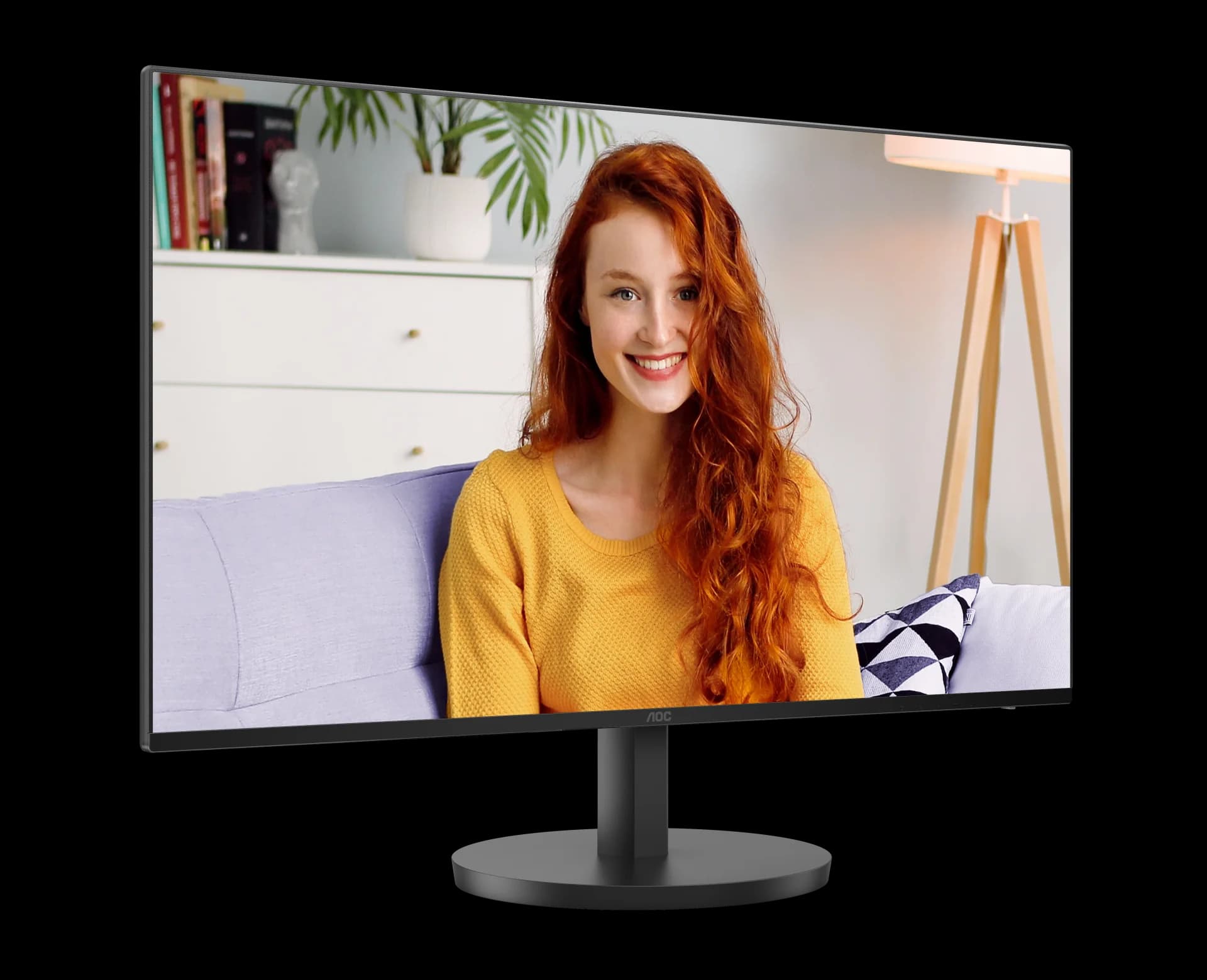 מסך מחשב AOC 24B3HA2 Full HD 23.8/IPS/100Hz/3Y + רמקולים מובנים (יבואן רשמי)