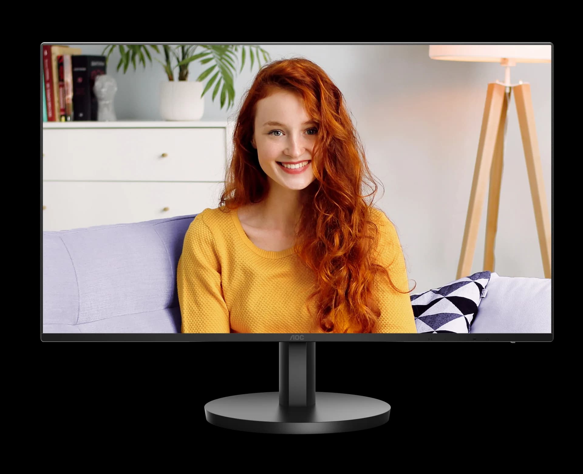מסך מחשב AOC 24B3HA2 Full HD 23.8/IPS/100Hz/3Y + רמקולים מובנים (יבואן רשמי)