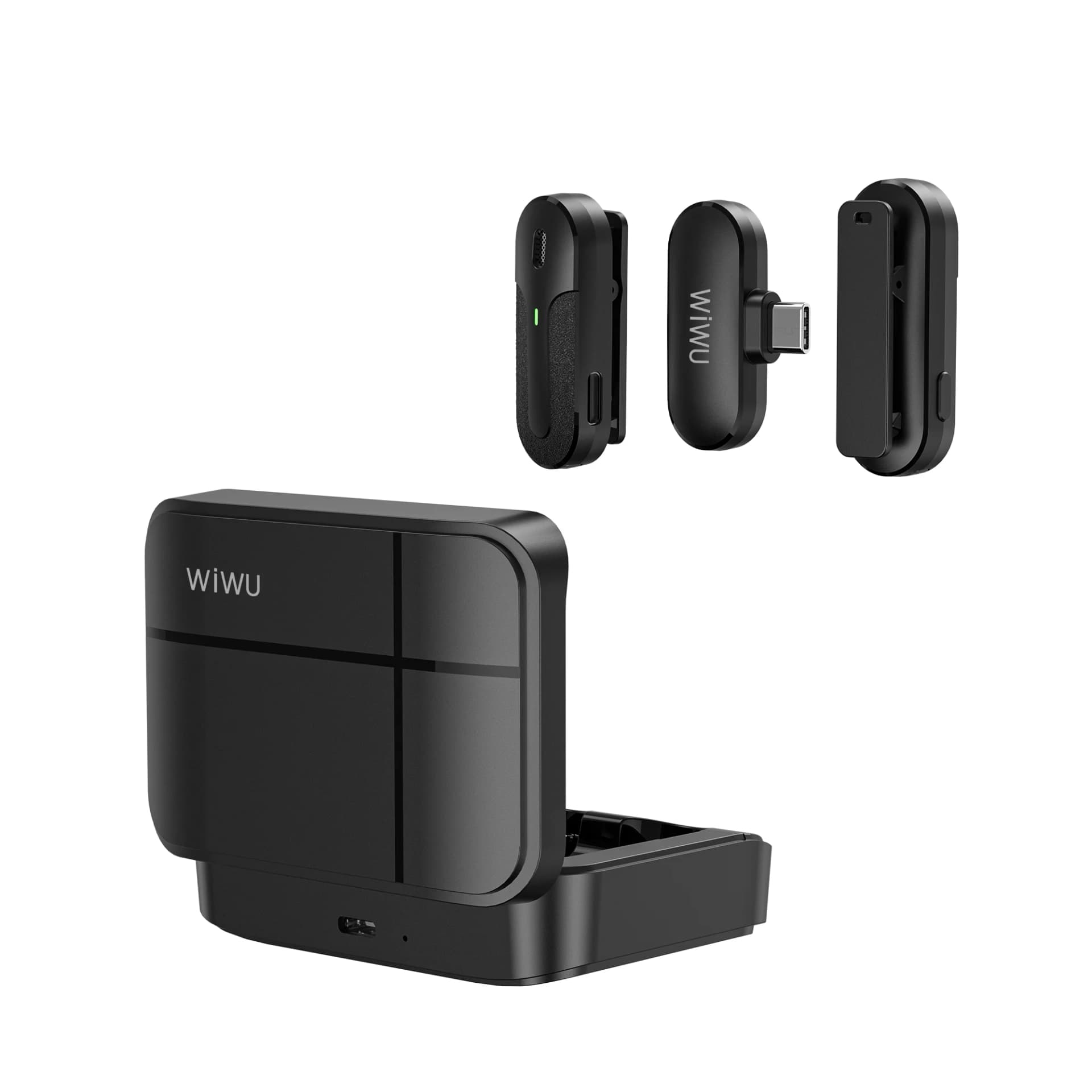 זוג מיקרופונים אלחוטיים לסמארטפון WIWU Wi-WM002 Type-C