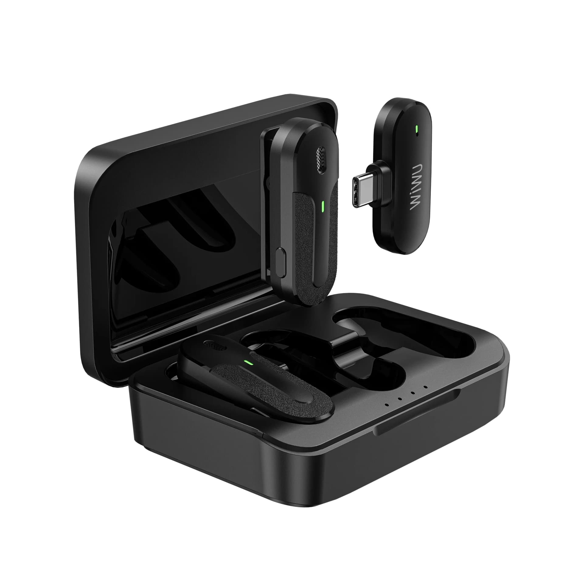 זוג מיקרופונים אלחוטיים לסמארטפון WIWU Wi-WM002 Lightning