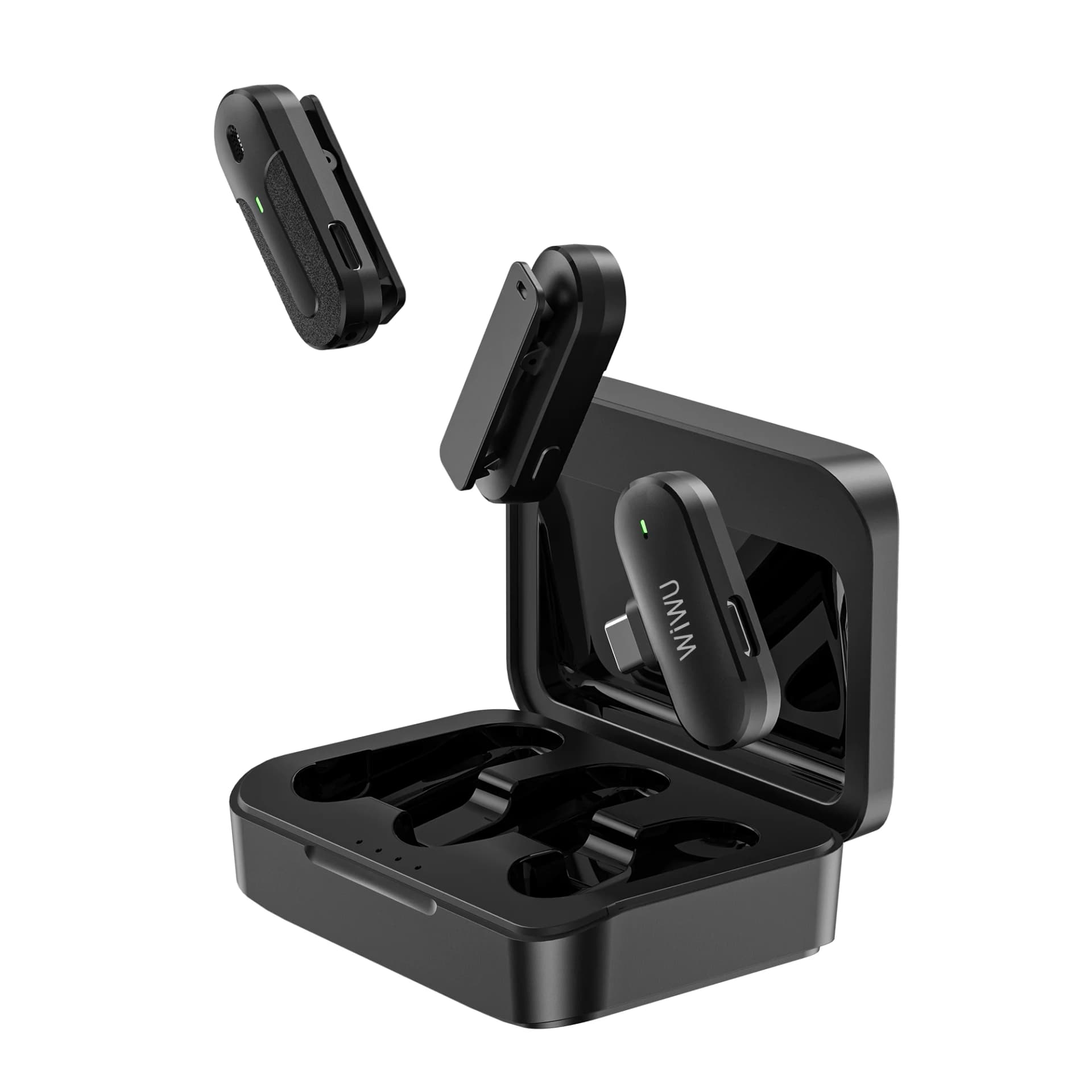זוג מיקרופונים אלחוטיים לסמארטפון WIWU Wi-WM002 Lightning