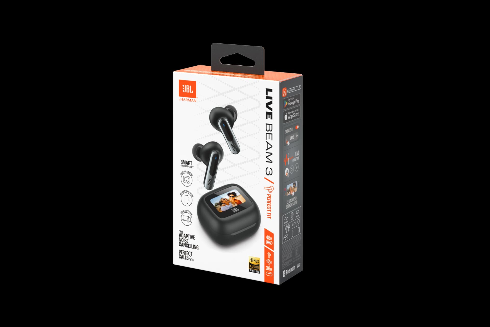 אוזניות אלחוטיות JBL Live Beam 3 True Wireless שחור