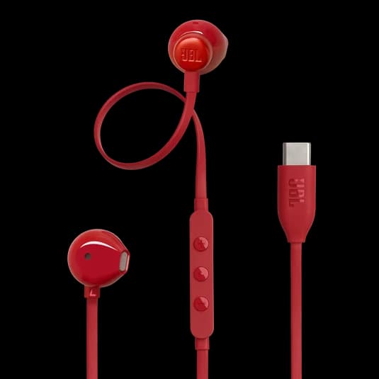 אוזניות JBL Tune 305C - Type-C אדום