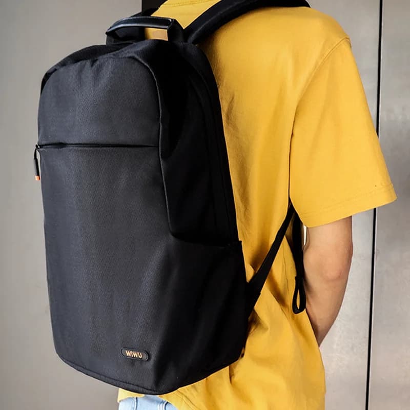 תיק גב למחשב נייד  15.6" WIWU Pilot Backpack שחור