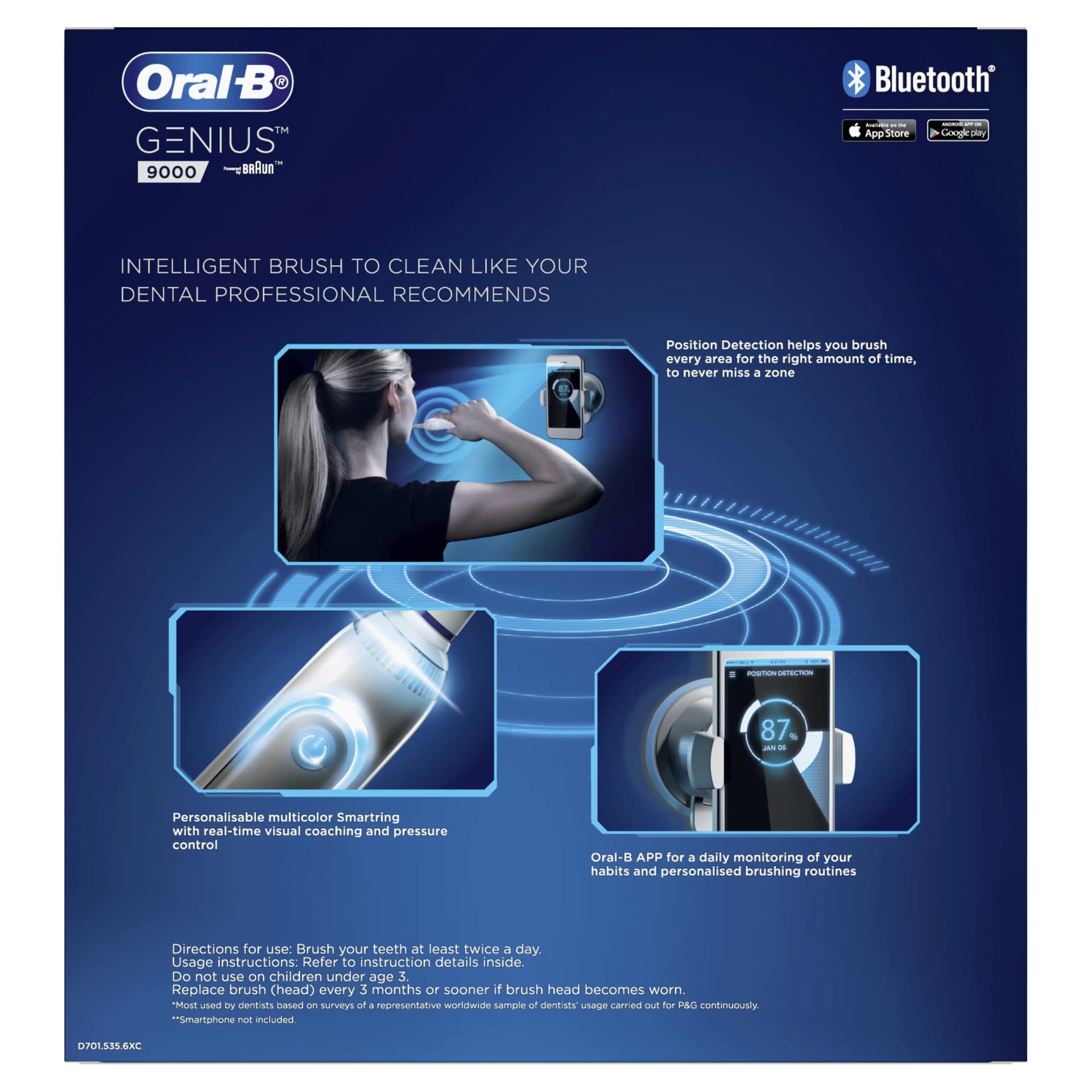 מברשת שיניים חשמלית סדרה Oral-B Genius 9000