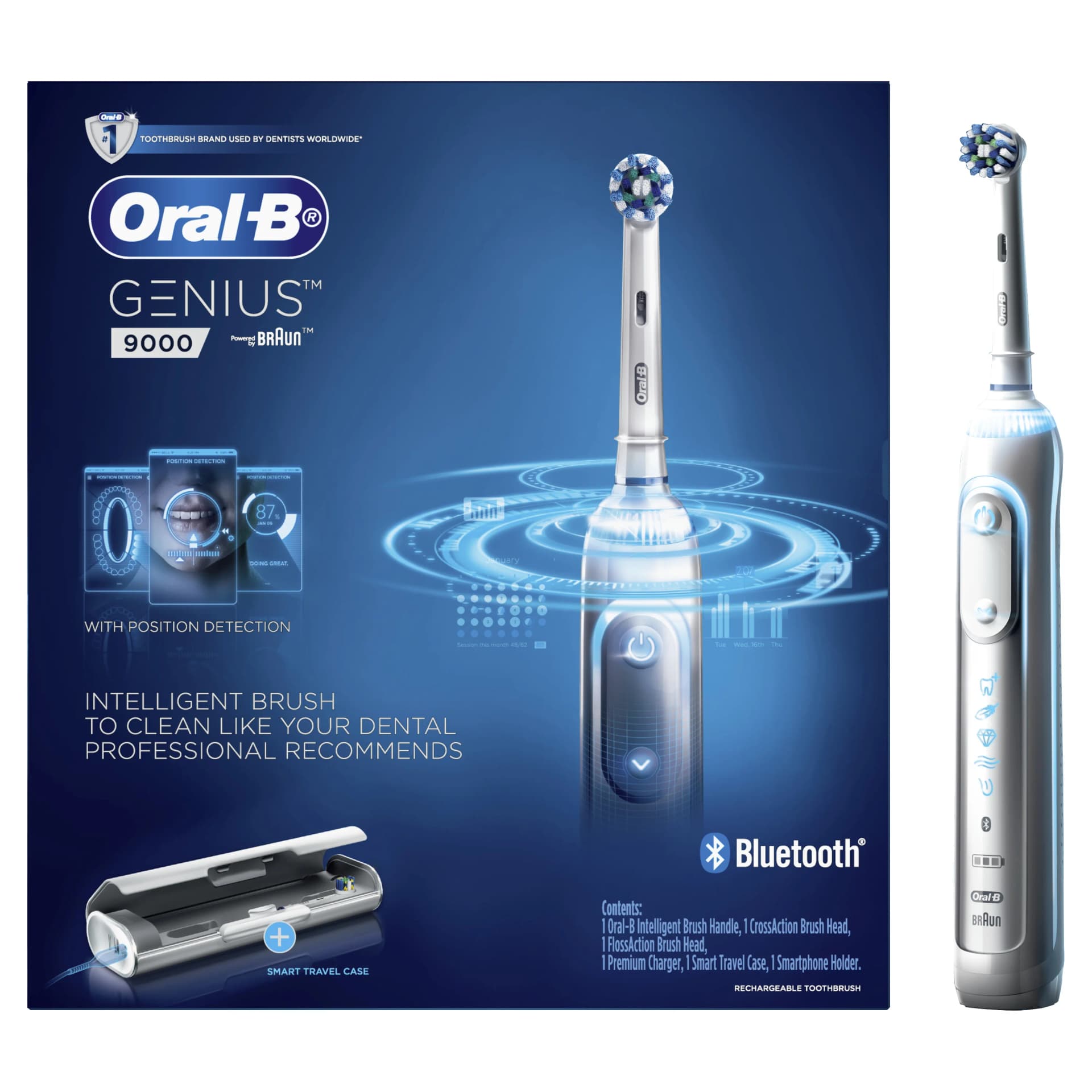 מברשת שיניים חשמלית סדרה Oral-B Genius 9000