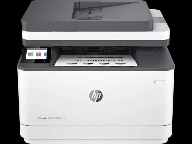 מדפסת לייזר HP LaserJet Pro 3102fdw 3G630F משולבת עם פקס בעברית