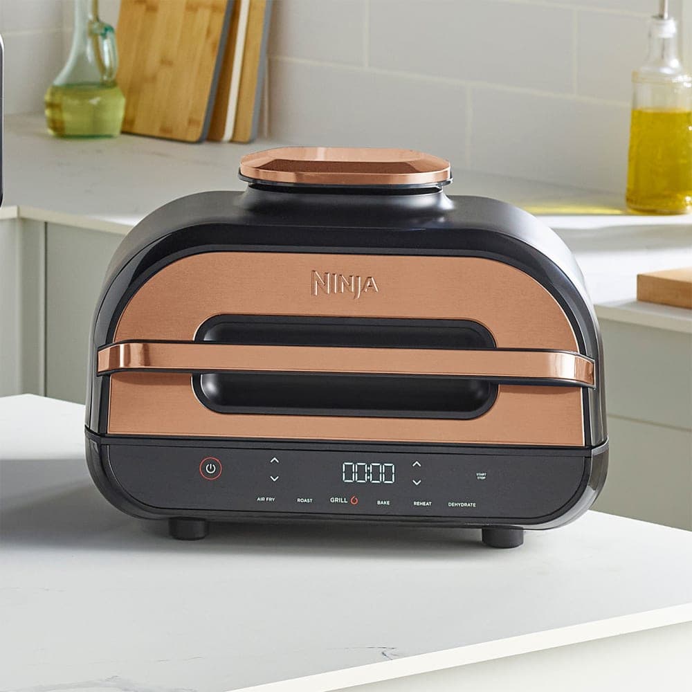 גריל חשמלי נינג'ה Ninja Foodi Smart XL Grill & Air Fryer - AG551 מהדורת נחושת מיוחדת