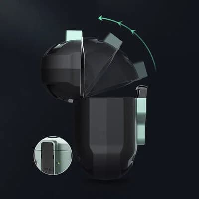 כיסוי קשיח לאוזניות WIWU Mecha AirPods Pro שחור