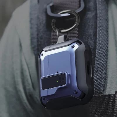 כיסוי קשיח לאוזניות WIWU Mecha AirPods Pro שחור