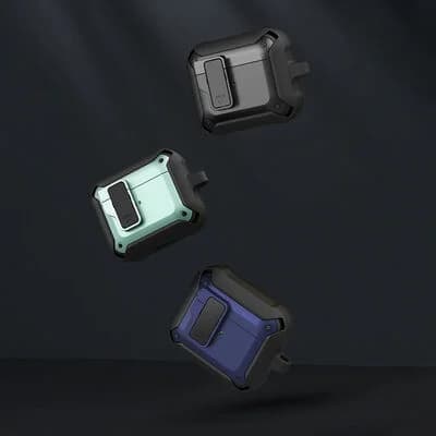 כיסוי קשיח לאוזניות WIWU Mecha AirPods Pro שחור