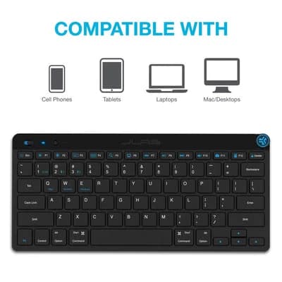 מקלדת אלחוטית קומפקטית JLab Go Keyboard