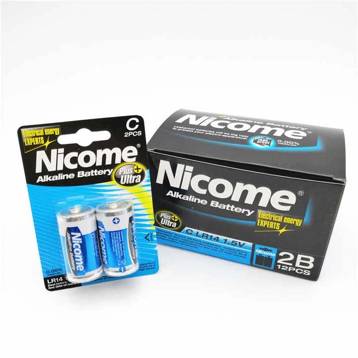 זוג סוללות ניקום Nicome LR14-  C