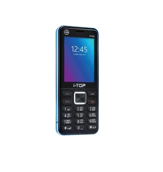 טלפון כשר I-TOP P100 דור 4 - שחור