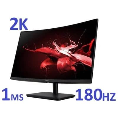 מסך מחשב גיימינג קעור Acer Nitro ED0 27" VA אייסר + רמקולים מובנים