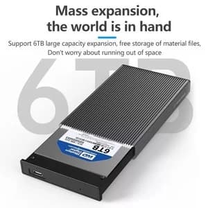 מארז לדיסק קשיח ENC31 SATA 2.5 - USB-C 3.2