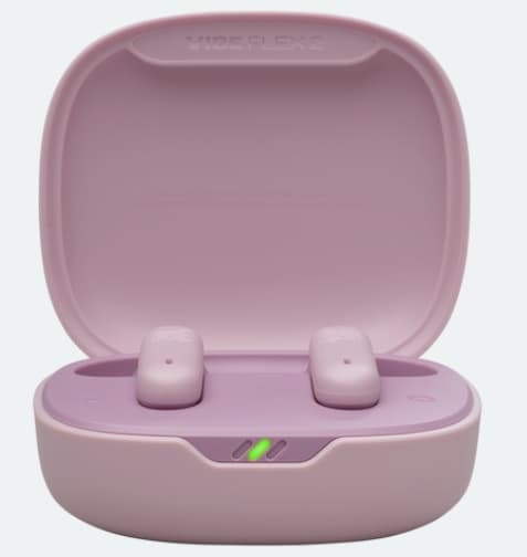 אוזניות אלחוטיות JBL Vibe Flex 2 ורוד- יבואן רשמי