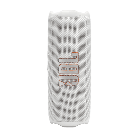 רמקול JBL Flip 7 לבן בעיצוב יוקרתי