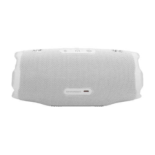 רמקול בלוטות’ JBL Charge 6 בצבע לבן – תמונת תקריב