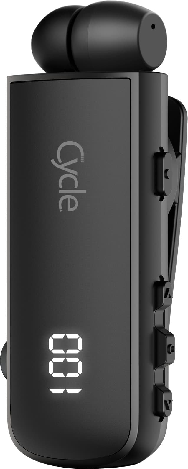 אוזניית Bluetooth חוט נשלף עם קליפס -Cycle Elite BLACK