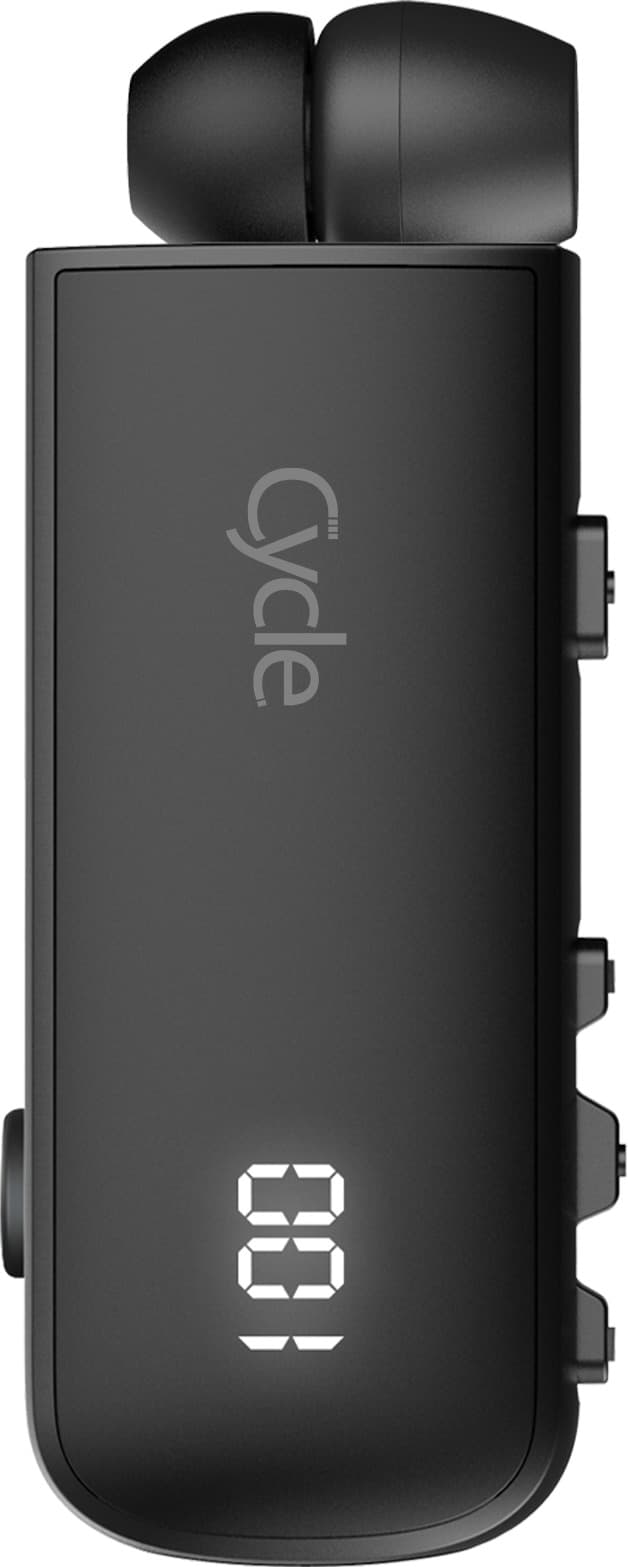 אוזניית Bluetooth חוט נשלף עם קליפס -Cycle Elite BLACK
