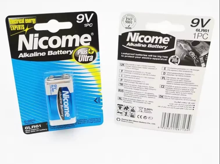 סוללת ניקום Nicome 9V