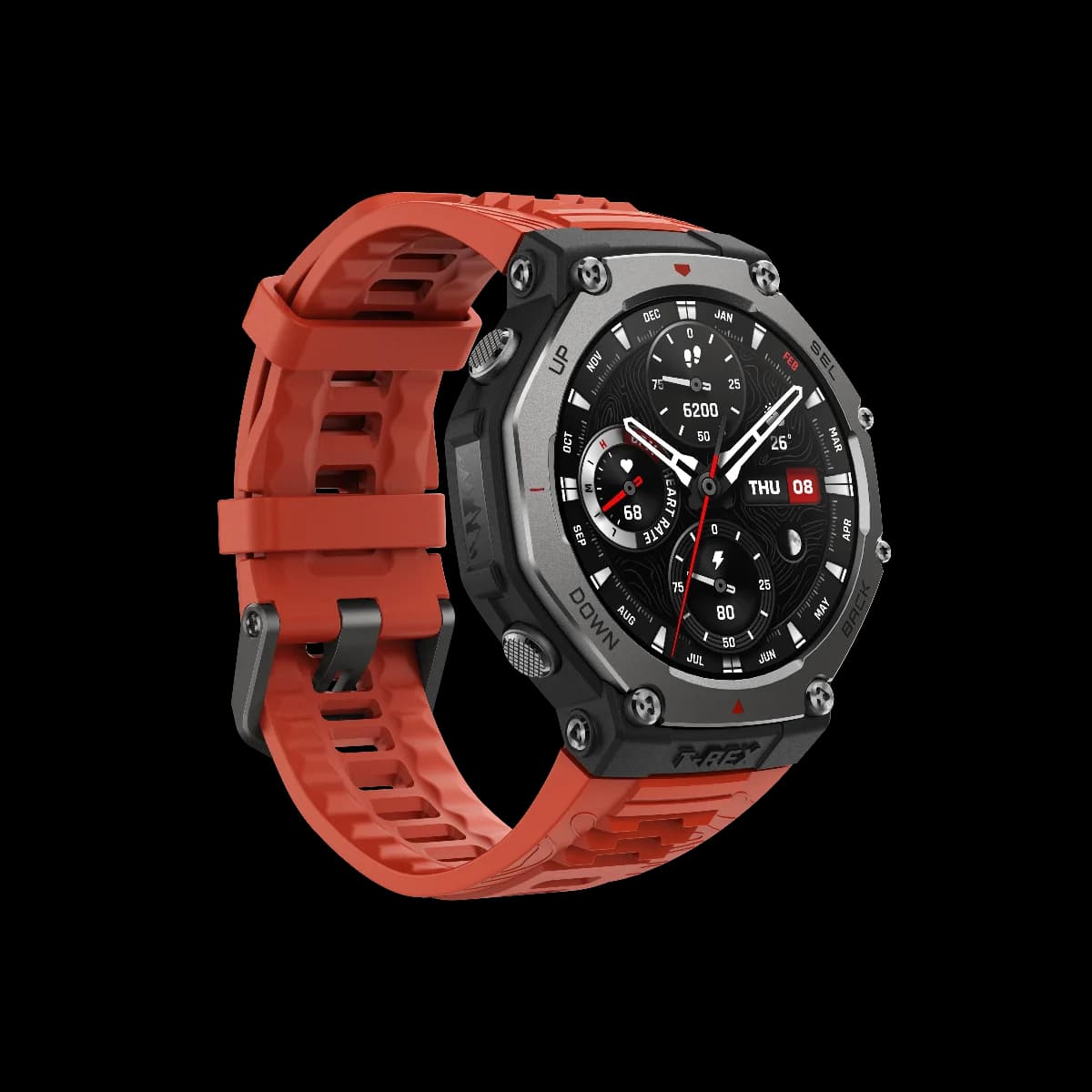 שעון חכם Amazfit TRex 3 כתום/לבה