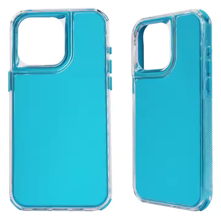 כיסוי מבריק iPhone 15 Pro Spirit Shock Proof תכלת