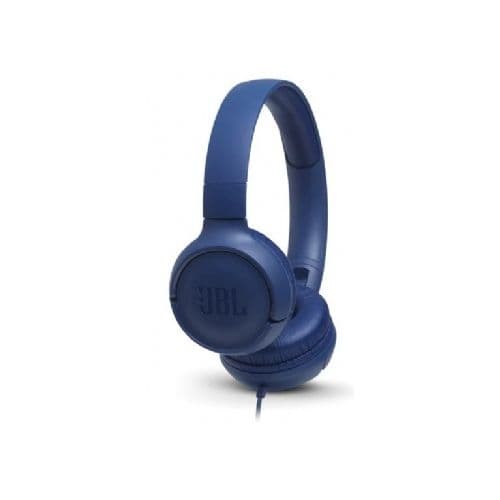 אוזניות חוטיות JBL Tune 500 כחול (יבואן רשמי)