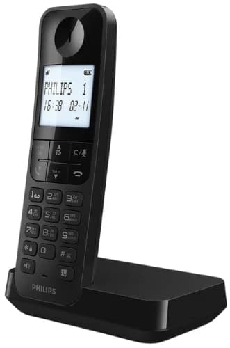 טלפון אלחוטי Philips D2701B/25 בעברית עם דיבורית