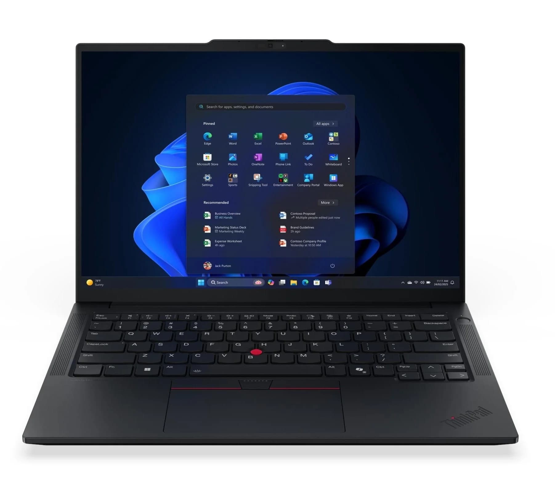 תמונה 1 של מחשב נייד Lenovo   16" 21SR004NIV