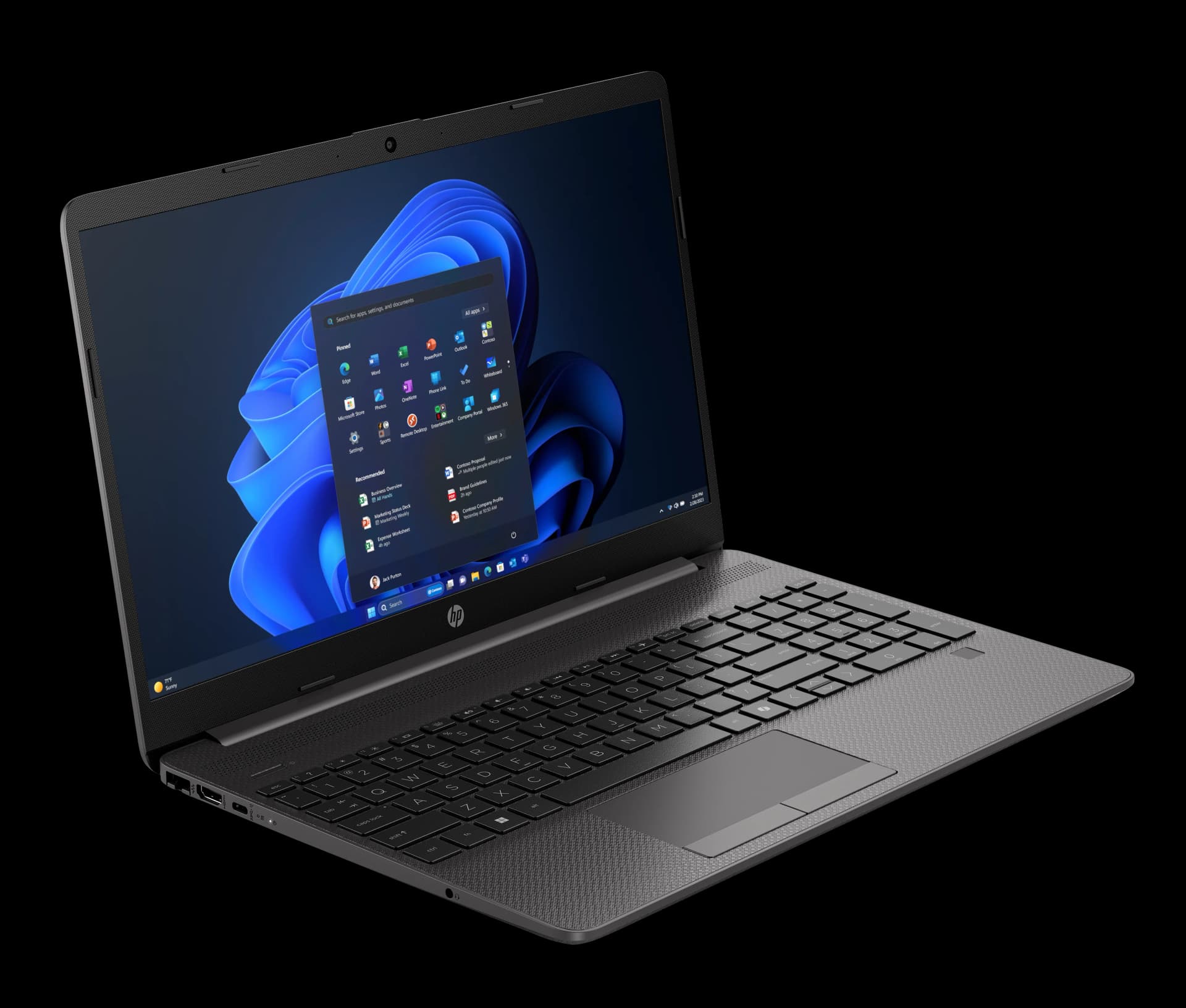 תמונה 4 של מחשב נייד HP 250R 15.6" G9 AD2Q1ET ללא מערכת הפעלה