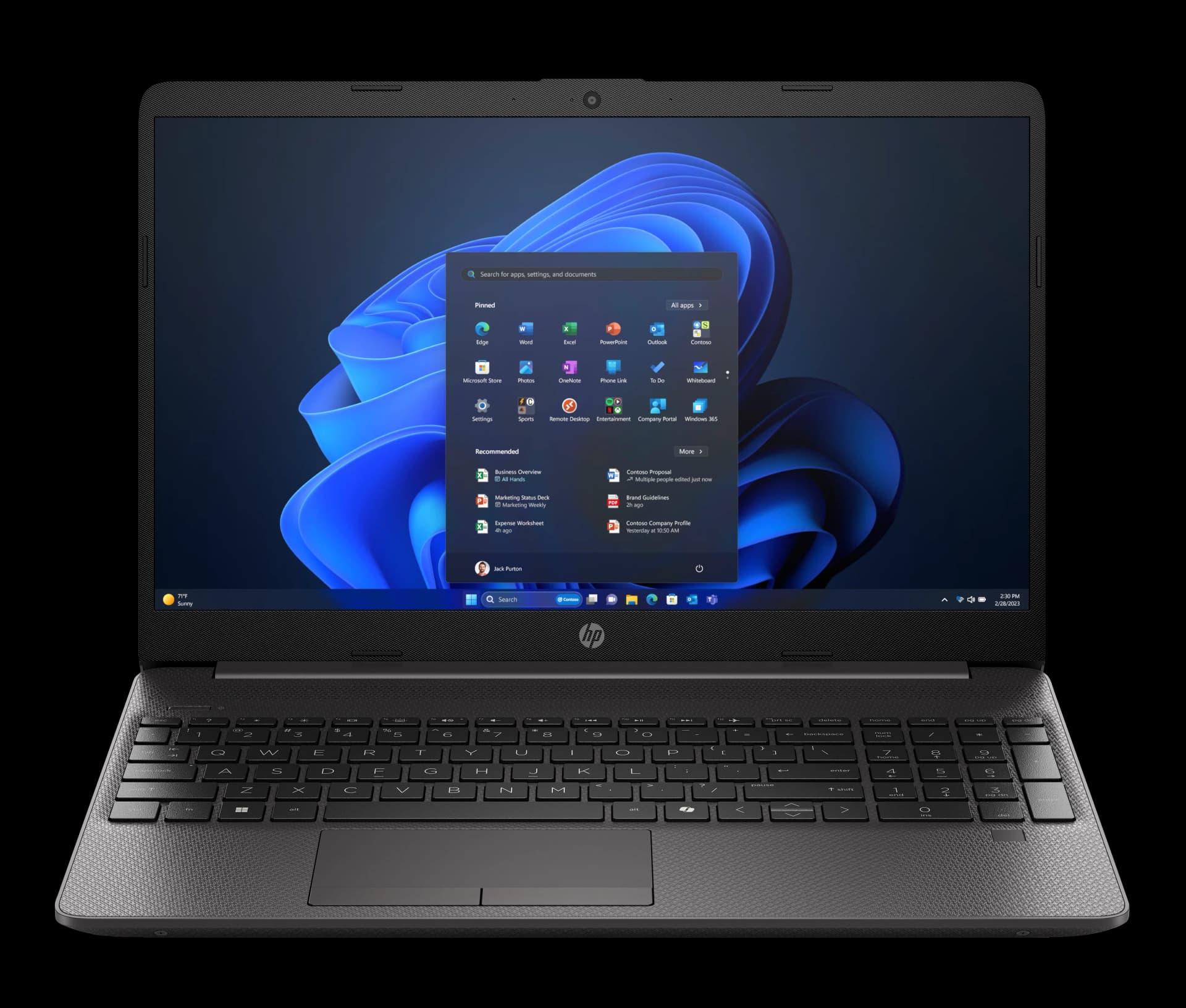 תמונה 1 של מחשב נייד HP 250R 15.6" G9 AD2Q1ET ללא מערכת הפעלה