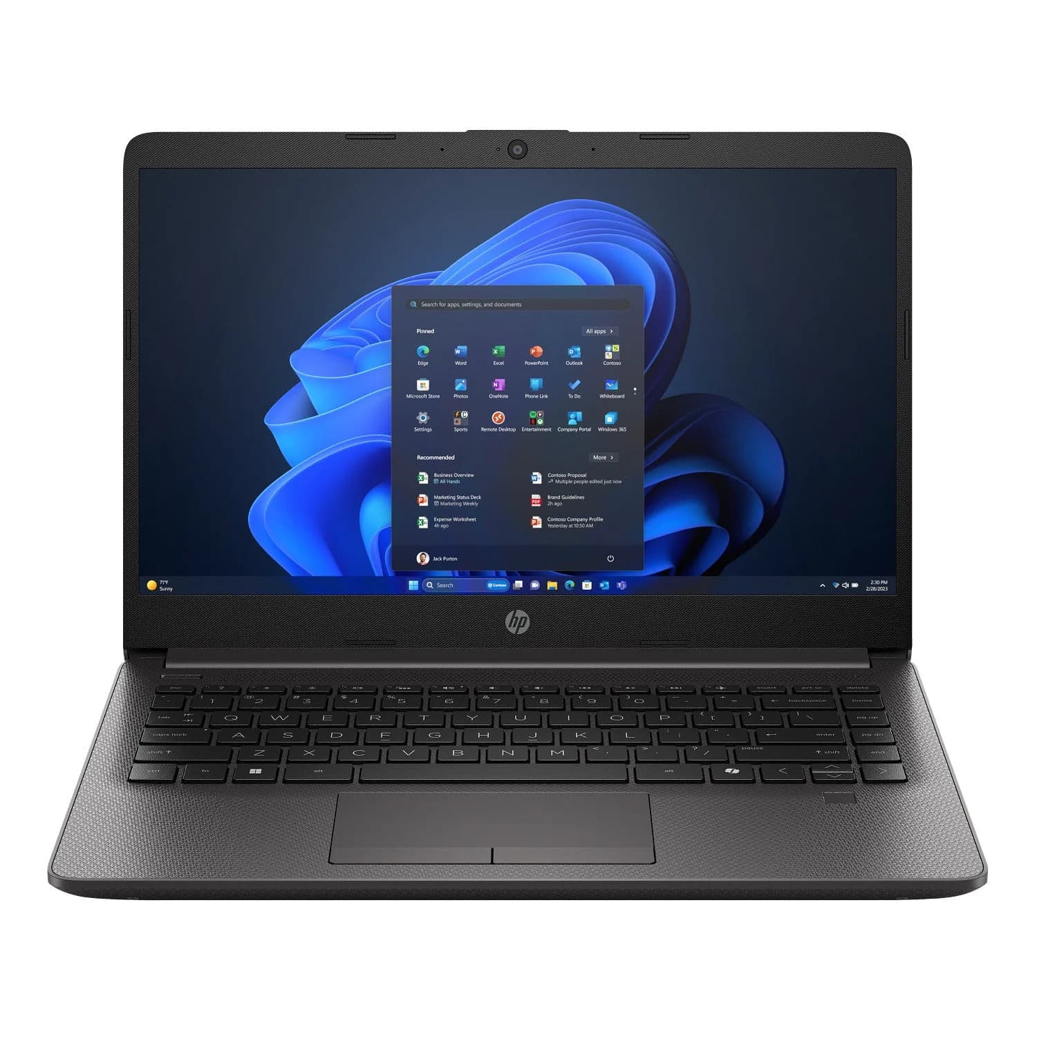 תמונה 1 של מחשב נייד HP 240R 14" G9 C38KQAT ללא מערכת הפעלה