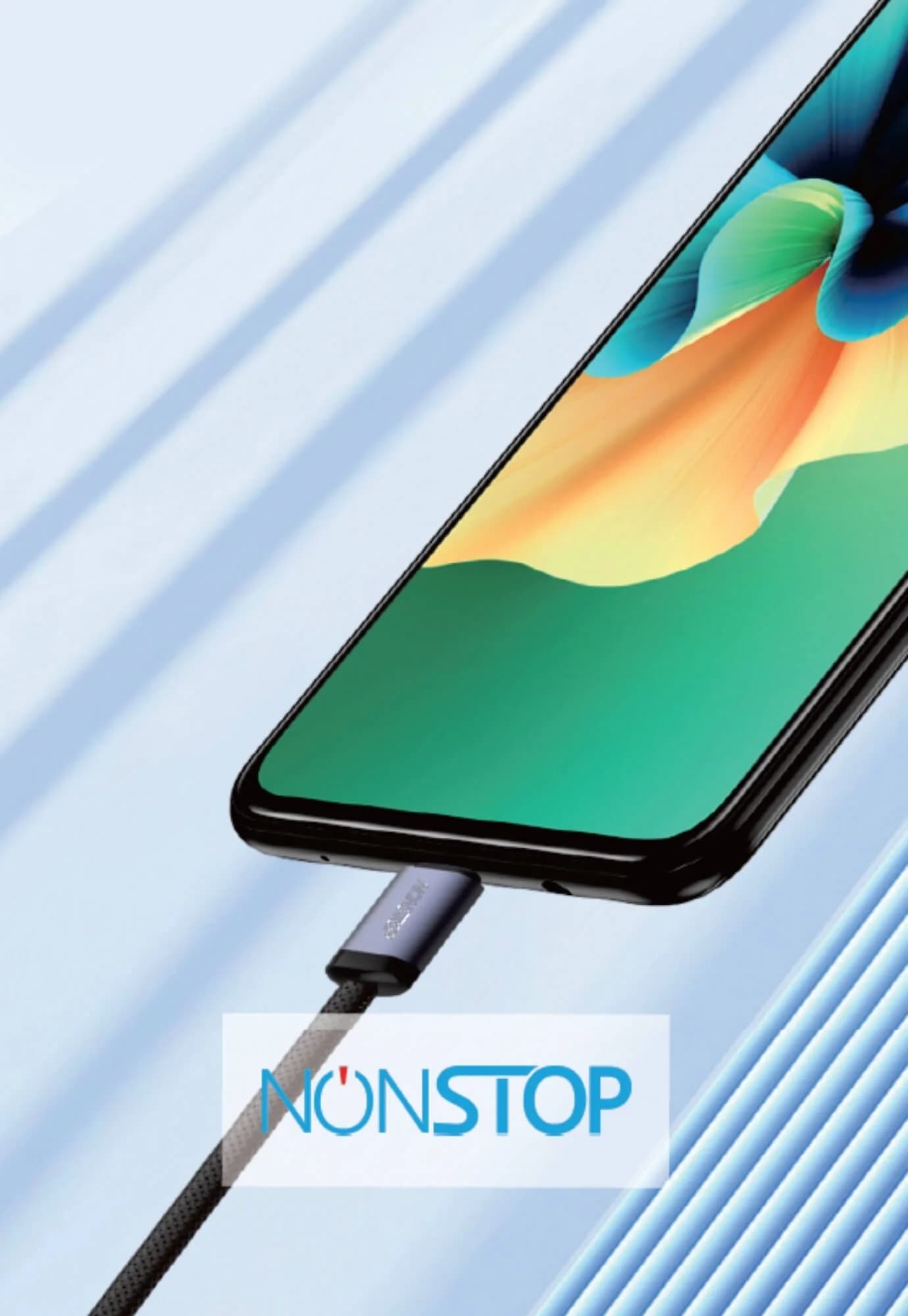 כבל טעינה וסנכרון NONSTOP PowerLine USB to Lightning